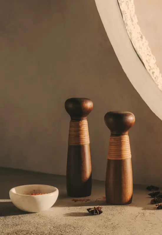 Salz- und Pfeffermühle Holz