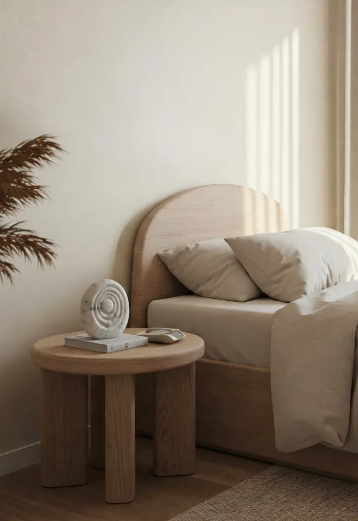 Schlafzimmer Natur Deko