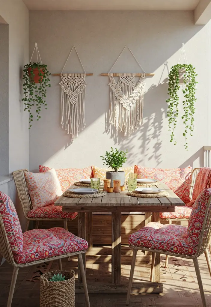 Balkon Boho gestalten